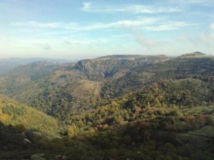 Volcan de la Chirouse – vue depuis le chemin des Combes